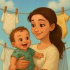 Логотип телеграм канала @fileva_mom — Это не сон, это пелёнки