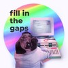 Логотип телеграм канала @fillingthegaps — fill in the gaps 🥴