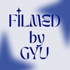 Логотип телеграм канала @filmedbygyu — filmed by gyu