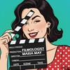 Логотип телеграм канала @filmologine — Фильмологиня ✍️