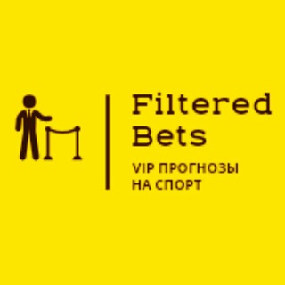 Логотип телеграм канала @filteredbets — Filtered bets 👍⚽🎾 | VIP прогнозы на спорт