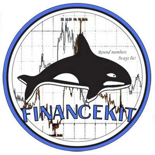 Логотип телеграм канала @financekit — FINANCE🐋KIT