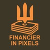 Логотип телеграм -каналу finslyjba — Фінансист в пікселі