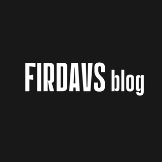 Telegram kanalining logotibi firdavsiyblog — Firdavs | blog