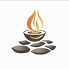 Логотип телеграм канала @fire_and_stone1 — ОГОНЬ и КАМЕНЬ. Гипс и свечи от Марьи