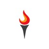 Логотип телеграм -каналу firefreedomua — Вогонь незалежності