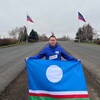Логотип телеграм канала @fireostegno — Василий Попов, Якутия, Молодая Гвардия