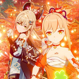 Логотип телеграм канала @fireworks_genshin — Огненные рыбки✧Genshin Impact