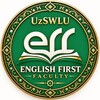 Telegram kanalining logotibi first_faculty_official — Ingliz tili 1-fakulteti | OʻzDJTU