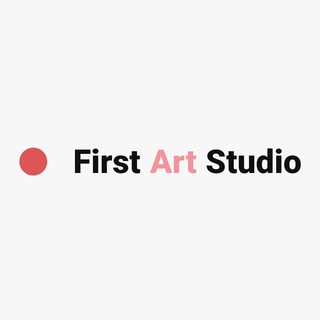 Логотип телеграм канала @firstartstudio — First Art Studio - создание сайтов и реклама в интернете