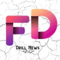 Logo saluran telegram firstdrill — "Drill News"