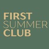 Логотип телеграм канала @firstsummerclub — FIRST SUMMER CLUB