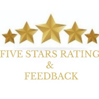 Logotipo del canal de telegramas fivestarrating - FIVE STARS RATING & FEEDBACK 🌟🌟🌟🌟🌟