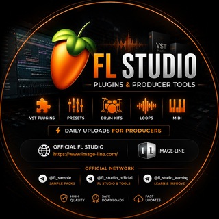 Telegram channel Fl studio logo