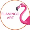 Логотип телеграм канала @flamingoart_spb — Мастер-классы по рисованию Фламинго Арт