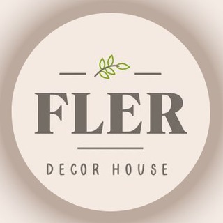 Логотип телеграм канала @fler_decor — Декор. Макраме и корзины 🌿