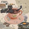 Логотип телеграм канала @fleur_for — Кофейная пена на берегах тахикардии
