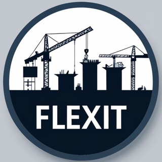 Логотип телеграм канала @flexit_rabotamsk — 👷🏻‍♂️Разнорабочие, Грузчики Москва