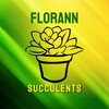 Логотип телеграм канала @florann_succulents — ФлорАНН_Суккуленты