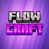Логотип телеграм канала @flowcraftserv — 𝑭𝒍𝒐𝒘𝑪𝒓𝒂𝒇𝒕 - Уютный игровой проект Bedrock ♦️