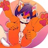Logo of telegram channel fluffiesqwo — Foxes & cats(cub, feral)18 ^^