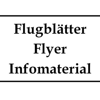 Logo de la chaîne télégraphique flugblattsammlung - Flugblätter, Flyer und Infomaterial