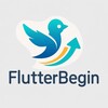 Logo of telegram channel flutterbegin — FlutterBegin