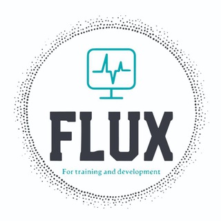 Logo saluran telegram flux_2022 — تدفّق للتدريب والتطوير