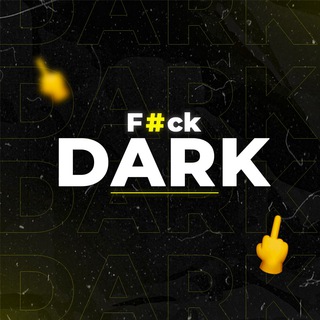 Логотип телеграм канала @fock_dark — F#ck, DARK