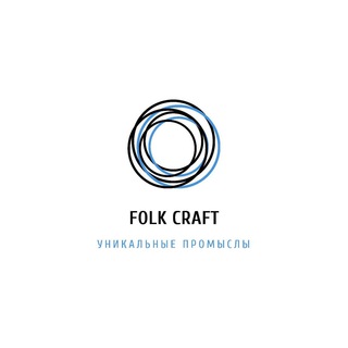 Логотип телеграм канала @folkcraft_ru — FOLKCRAFT.RU Народные промыслы