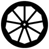 Логотип телеграм канала @folkwheel — Колесо Года ✨
