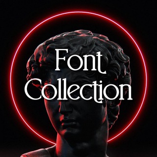 Логотип телеграм канала @fonts_vtope — КОЛЛЕКЦИЯ ШРИФТОВ