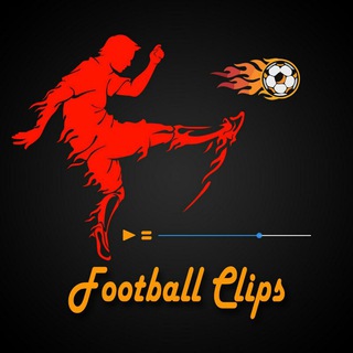لوگوی کانال تلگرام football_clips — کلیپ های فوتبالی ⚽️🎬