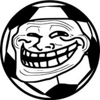 Telegram channel Football Funny Troll memes logo