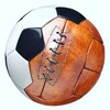 Логотип телеграм канала @football_evolutoin — Футбол - история эволюции мяча
