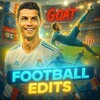 Логотип телеграм канала @footballeditss1 — Футбольные Эдиты 😍