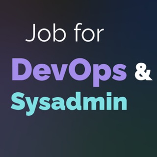Логотип телеграм канала @fordevops — Job for Sysadmin & DevOps