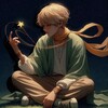 Логотип телеграм канала @foreveryoungerthanyet — звёздочка
