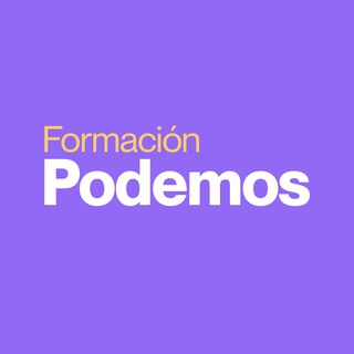 Logotipo del canal de telegramas formacionpodemos - Formación PODEMOS