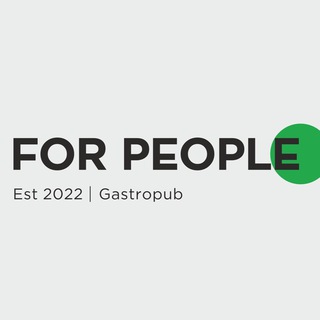 Логотип телеграм канала @forpeoplerest — ресторан «FOR PEOPLE»