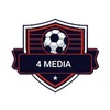 Логотип телеграм канала @four_media_club — ФК «4 Media»
