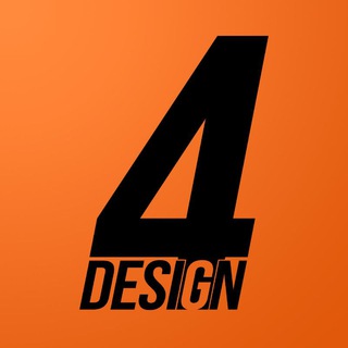 Логотип телеграм канала @fourdesign — 4Design