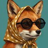 Логотип телеграм канала @foxchanali — Лисья Нора