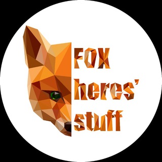 Логотип телеграм канала @foxherestuff — fox heres' stuff