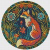 Логотип телеграм канала @foxpolarstitch — Коллекция схем для вышивки 🪡 FoxPolar