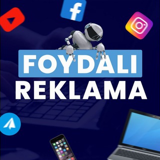 Telegram kanalining logotibi foyda_liy — Foydali Reklama agentligi🔥