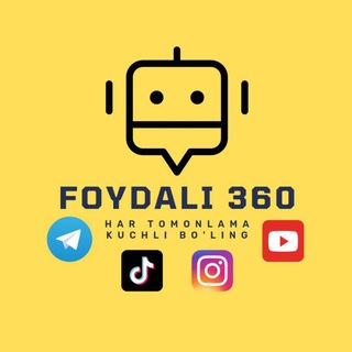 Logo saluran telegram foydali_360 — Foydali 360 ️️