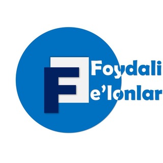 Telegram kanalining logotibi foydali_elonlar_kanali — Foydali e'lonlar