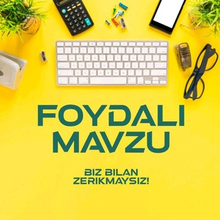 Telegram kanalining logotibi foydali_mavzu — Foydali Mavzu