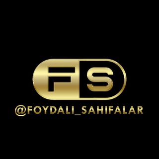 Logo saluran telegram foydali_sahifalar — @Foydali_Sahifalar